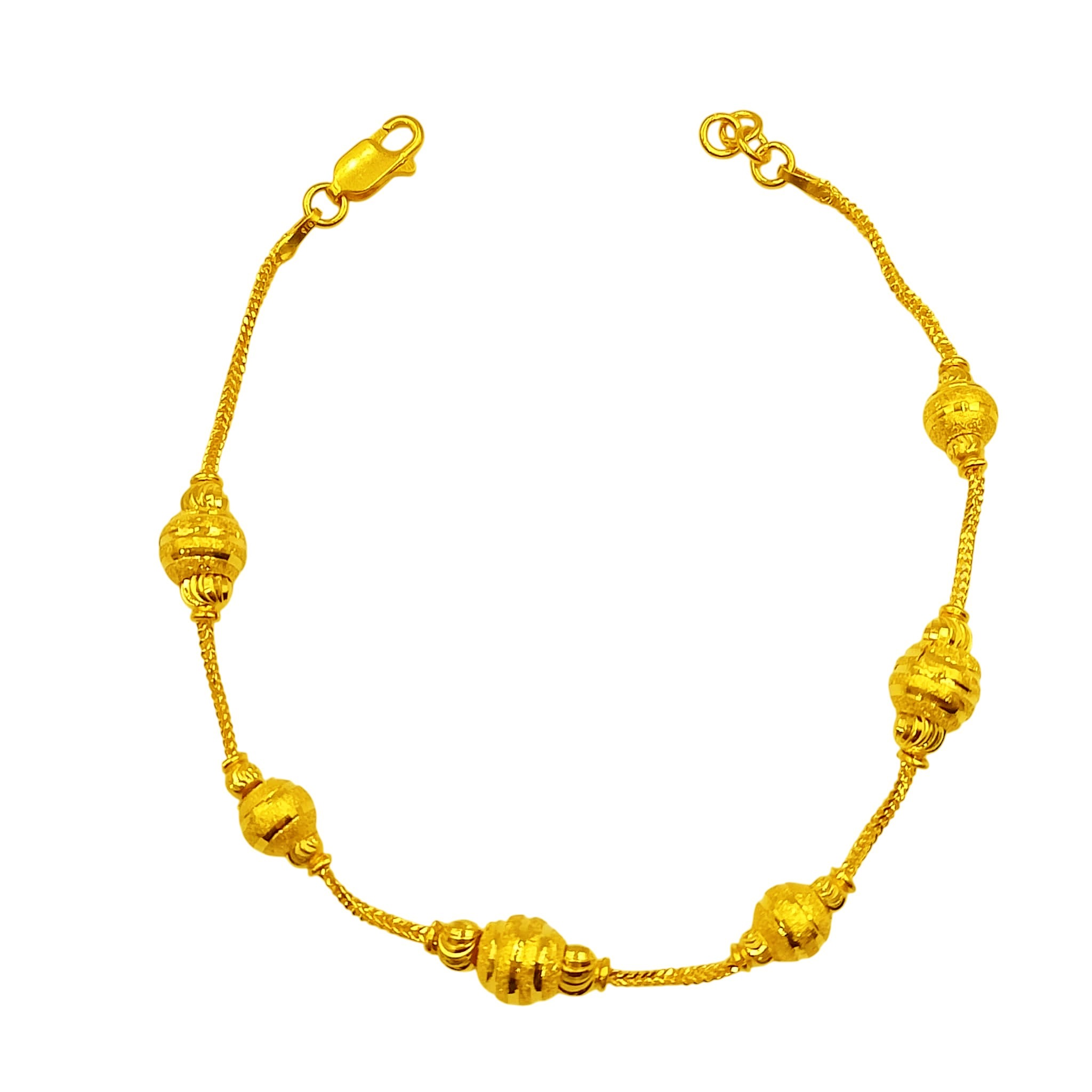 916 Gold Ball Bracelet - Image 2