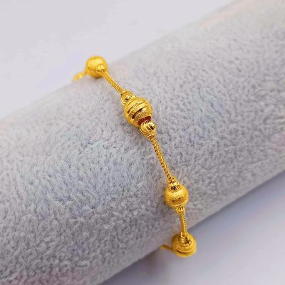 916 Gold Ball Bracelet