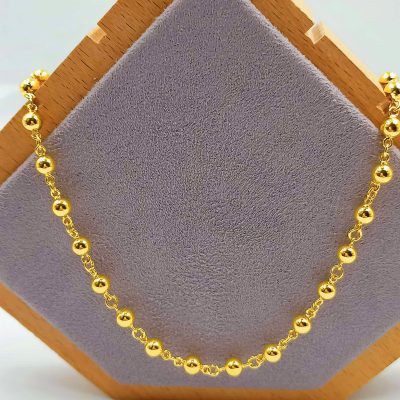 916 Gold Plain Ball Chain ( 4mm )